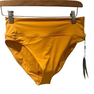 Knix Swim Bondi Bikini Bottoms‎ Yellow Size M NWT